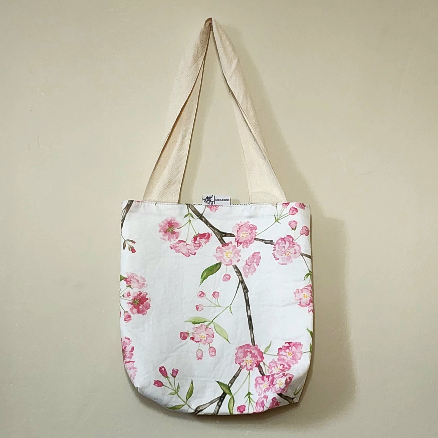 Cherry Waves Reversible Tote