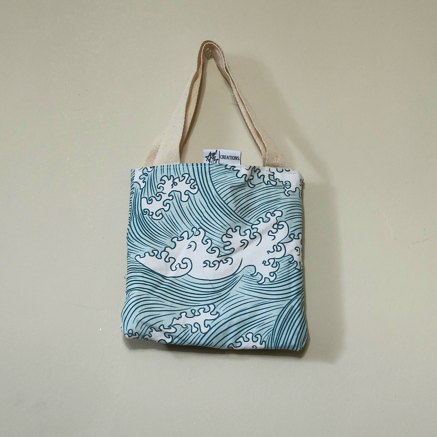 Cherry Waves Reversible Tote